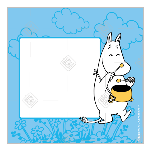 Moomintroll frame - square