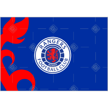 Rangers-Lion-HB-Design topper - landscape
