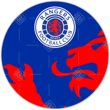 Rangers-Lion-HB-Design frame - round
