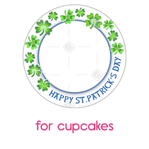 Lá_fhéile_Pádraig frame - cupcakes