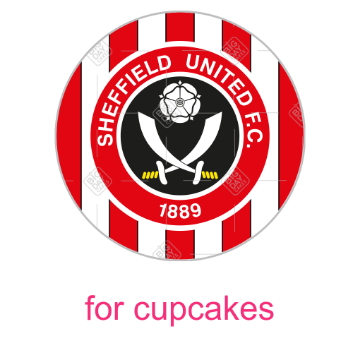 Sheffield-crest frame - cupcakes