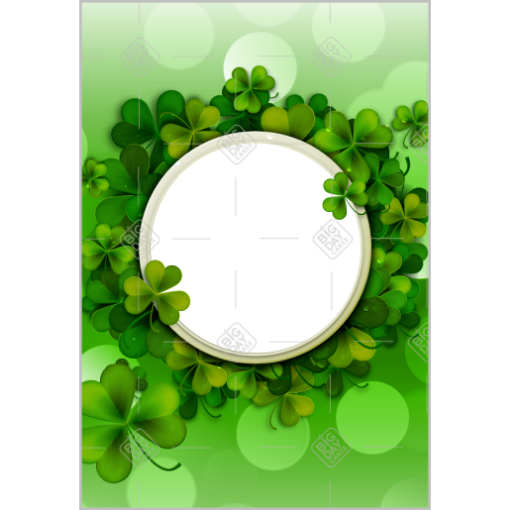 Shamrock-Frame frame - portrait