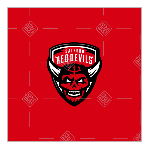 Salford Red Devils topper - square