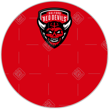 Salford Red Devils topper - round
