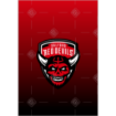 Salford Red Devils fade cake topper - portrait