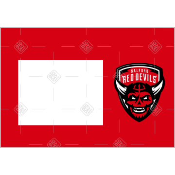 Salford Red Devils frame - landscape