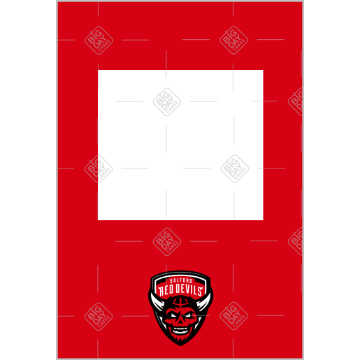 Salford Red Devils frame - portrait