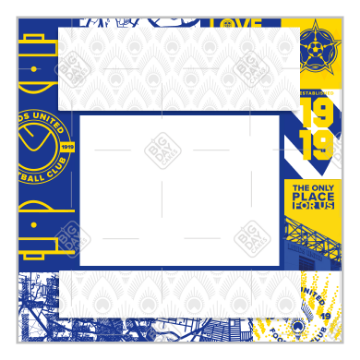 Leeds-Utd-HB-Poster frame - square
