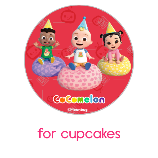 JJ-and-Friends-party topper - cupcakes