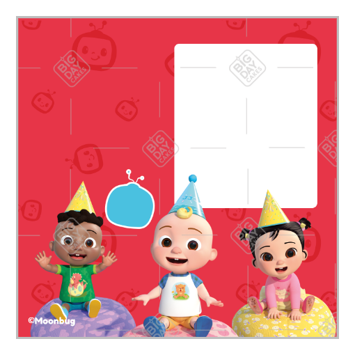JJ and Friends Party frame - square
