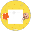JJ-Birthday-frame-yellow frame - round