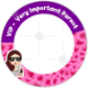 VIP-Parent frame - round