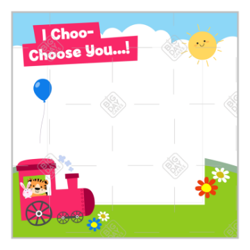 Animal-Train frame - square