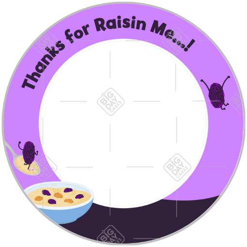 Fathers Day - Mothers Day frame - round