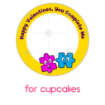 Puzzle-Love frame - cupcakes