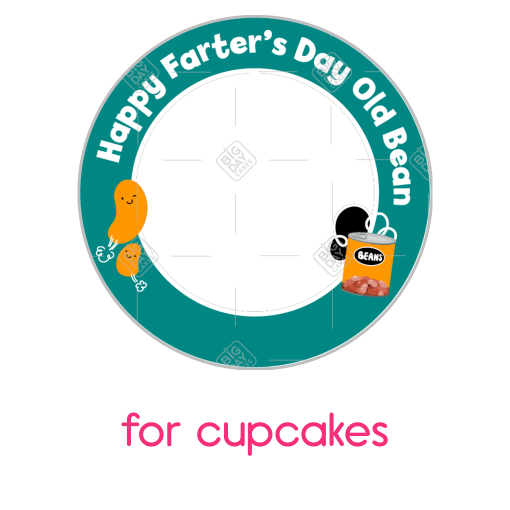 Funny-Birthday frame - cupcakes