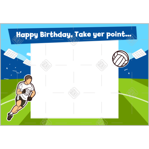 GAA-Birthday frame - landscape