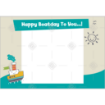 Boat-Birthday frame - landscape