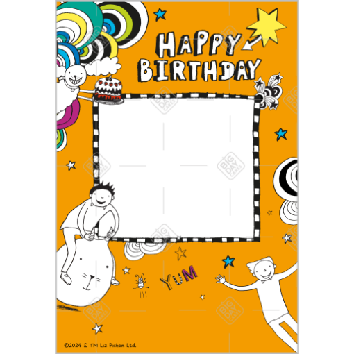 Tom Gates Happy Birthday frame - portrait