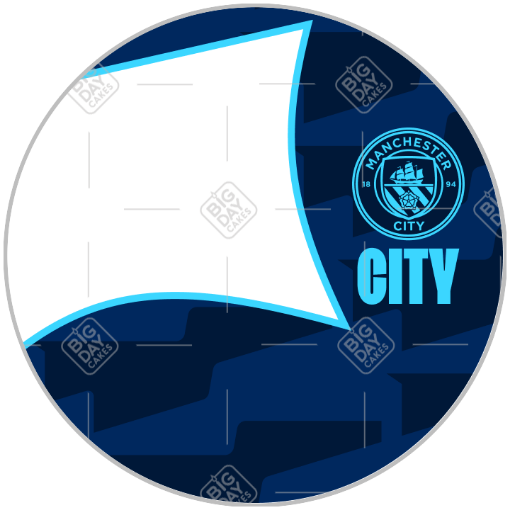 Flags_Blue frame - round