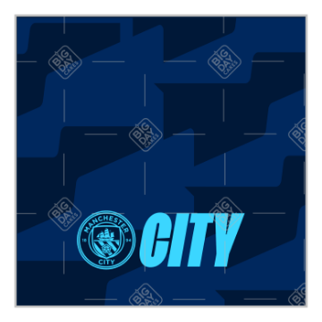 Flags Dark Blue topper - square