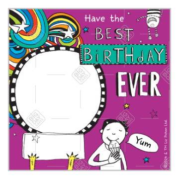 Tom Gates Birthday frame - square