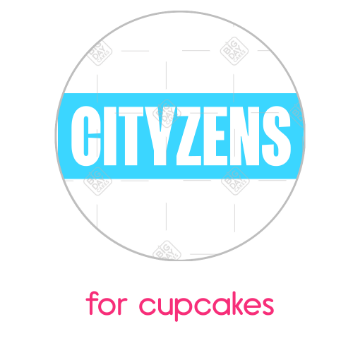 Man-City-CITYZENS topper - cupcakes