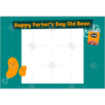 Happy Farters Day frame - landscape