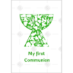 Communion Chalice green topper - portrait