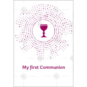Communion chalice rays topper - portrait