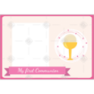 Communion pink frame - landscape