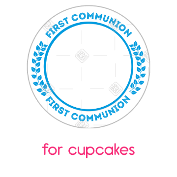 Communion-frame - cupcakes