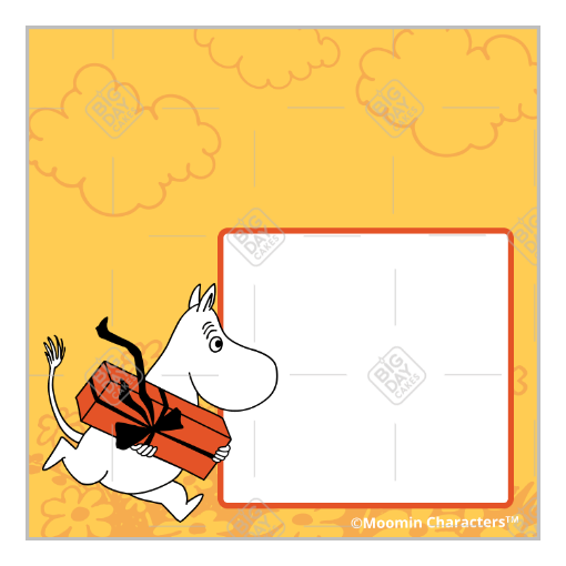 Moomin-gift frame - square