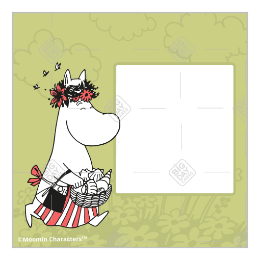 Moominmamma frame - square