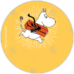 Moomintroll-gift frame - round