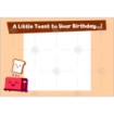 Birthday-toast frame - landscape