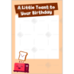 Birthday-toast frame - portrait