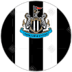 Newcastle United Black and White topper - round