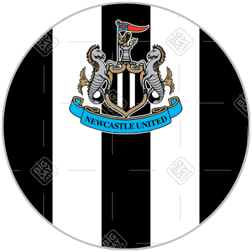 Newcastle United Black and White topper - round