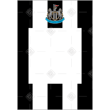 Newcastle United B&W frame - portrait