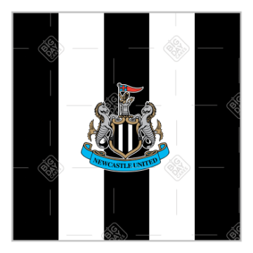 Newcastle United Happy Birthday topper - square