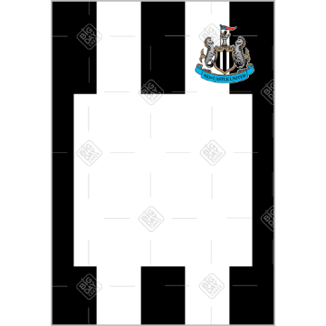 Newcastle United HB frame - portrait