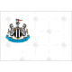 Newcastle United white design topper - landscape