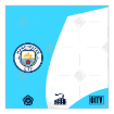 Man City Blue Sail frame - square