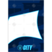 Man City Flags frame - portrait