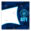 Man City Flags frame - square