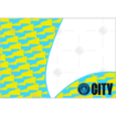 Man City Flags Electric Yellow frame - landscape