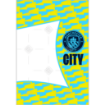 Man City Flags Electric Yellow frame - portrait