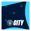 Man City Sail topper - square