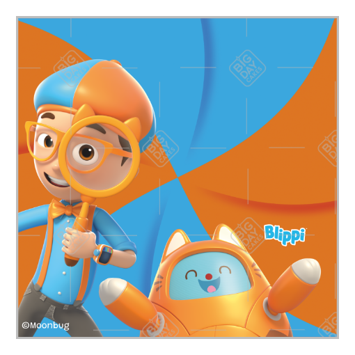 Blippi & T.A.B.B.S topper - square